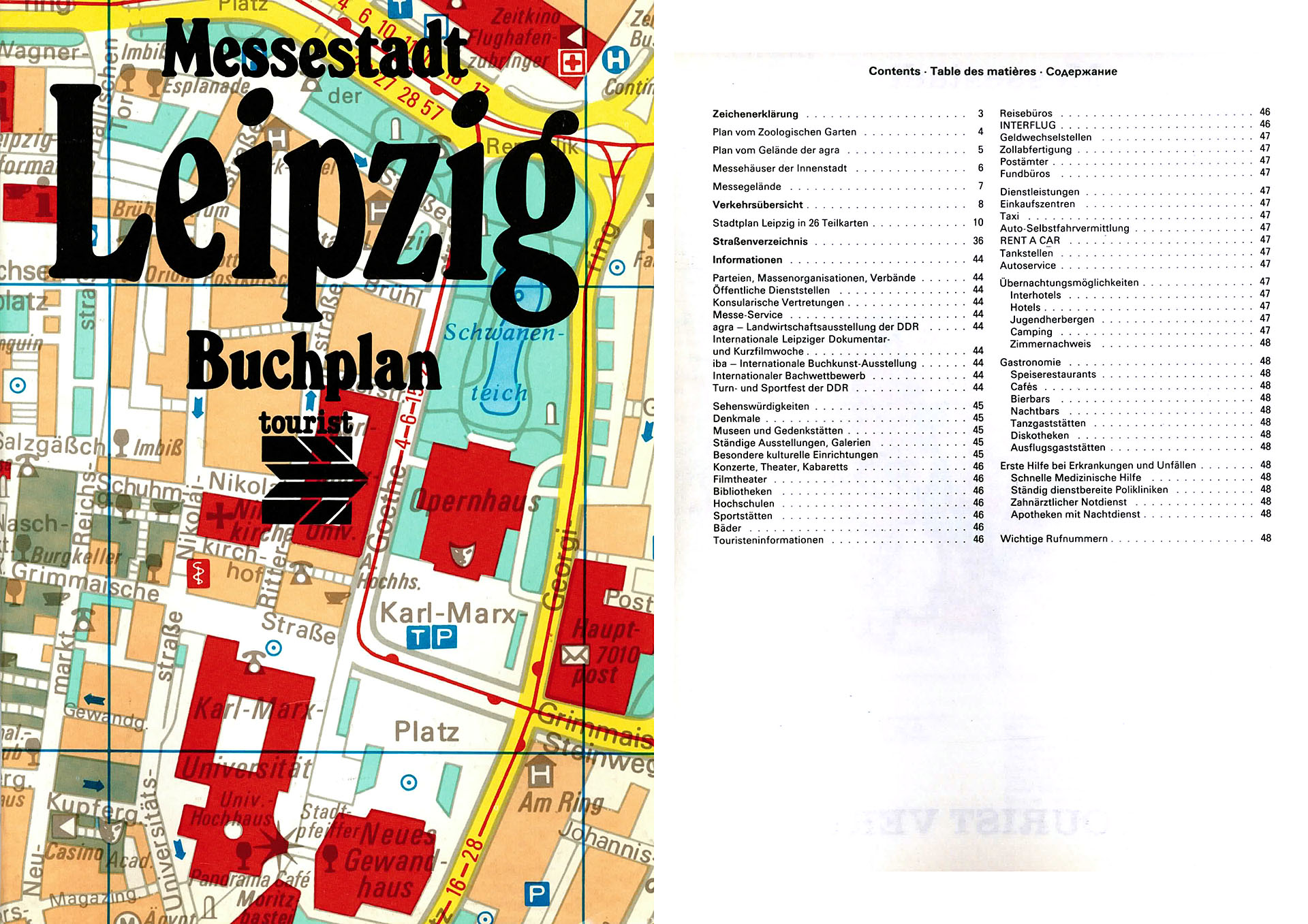 Messestadt Leipzig - Buchplan